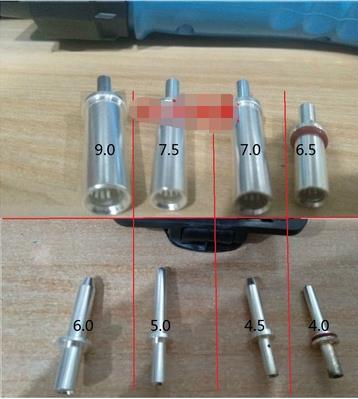 电动车充电插头五金配件来图定制